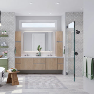 Custom Bathroom Cabinets Sarasota Florida - Modern Sanctuary Bathroom - Green Bathroom Cabinets