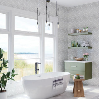 Custom Bathroom Cabinets Sarasota Florida - Modern Sanctuary Bathroom - Soaker Tub