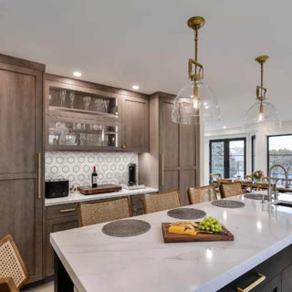 CUSTOM KITCHEN WITH BUILT IN WET BAR ENTERTAINMENT CENTER