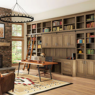 Upgrade Your Home Office with Custom Bookshelf Cabinets in Sarasota, FL