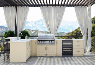 weatherstrong eggshell outdoor kitchen