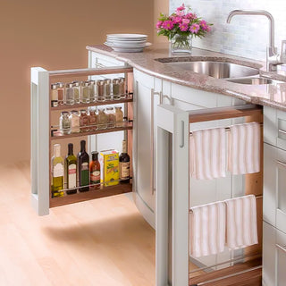 Cabinet Base Pullouts - Spice/Towel Rack